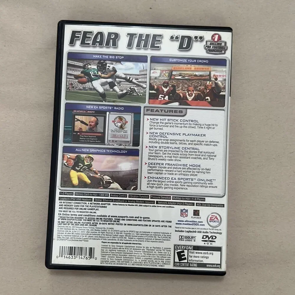 PLAYSTATION 2‎ MADDEN NFL 2005 GAME